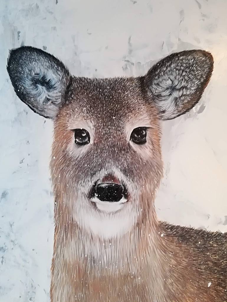 Original Figurative Animal Painting by Amelie Robitaille