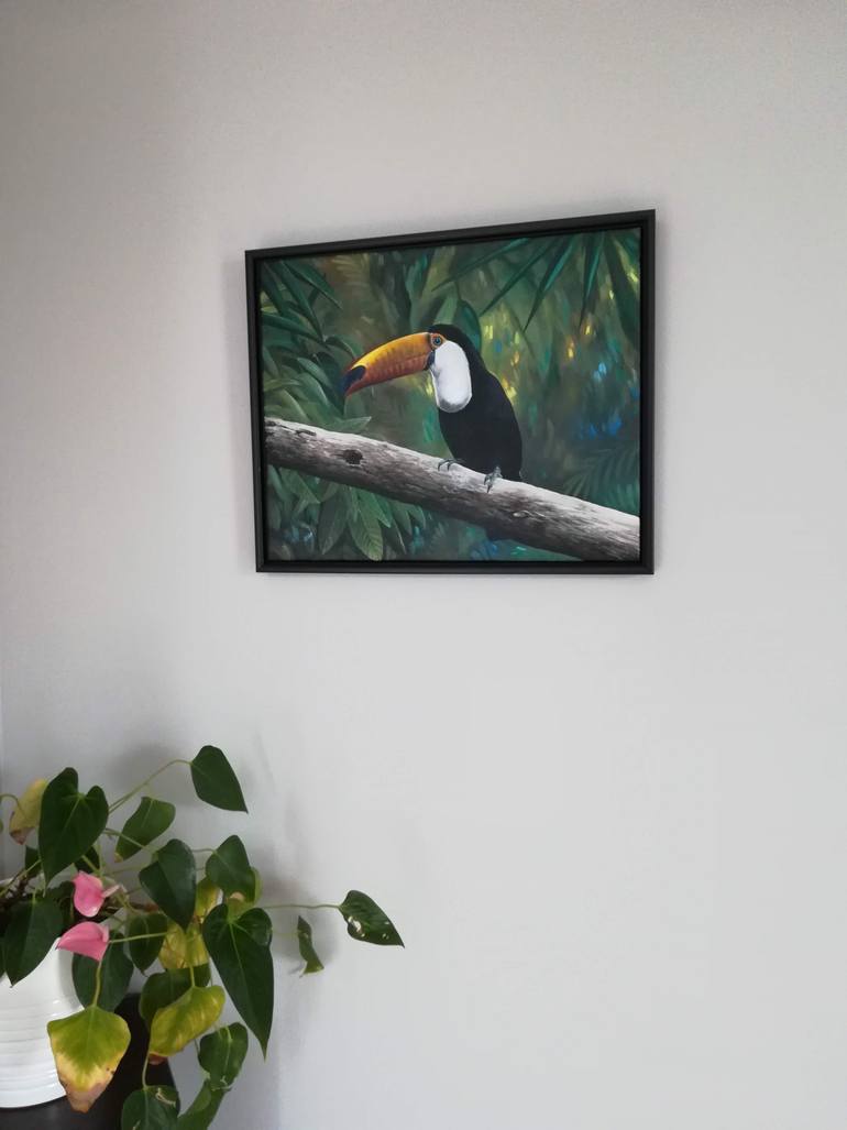 Original Figurative Animal Painting by Amelie Robitaille