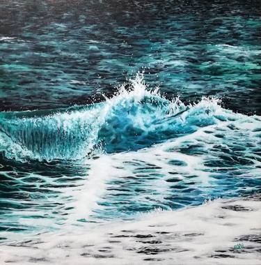 Print of Figurative Seascape Paintings by Amelie Robitaille