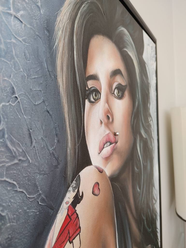 Original Figurative People Painting by Amelie Robitaille