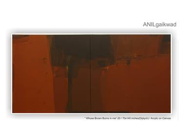 Original Abstract Expressionism Abstract Paintings by Anil Gaikwad