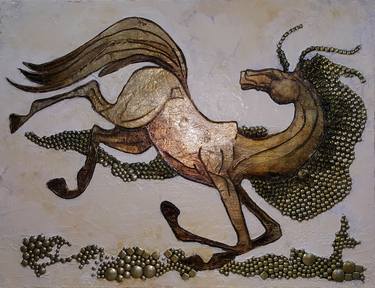 Print of Horse Paintings by Dusko Trifunovic