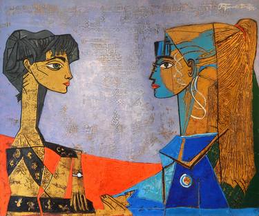 Picasso's Muses  - Jacqueline Roque - Sylvette David thumb