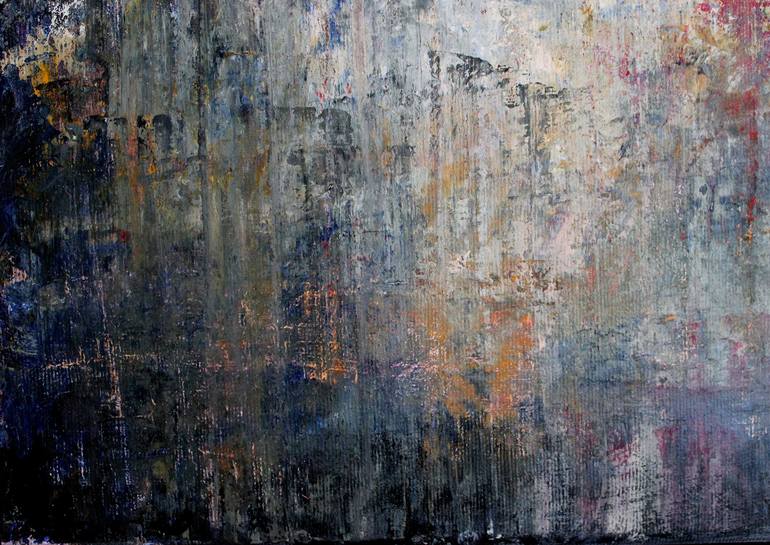 Original Abstract Expressionism Abstract Painting by Agata Makoudie