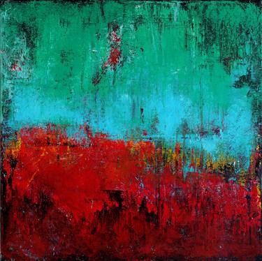 Original Abstract Expressionism Abstract Painting by Agata Makoudie