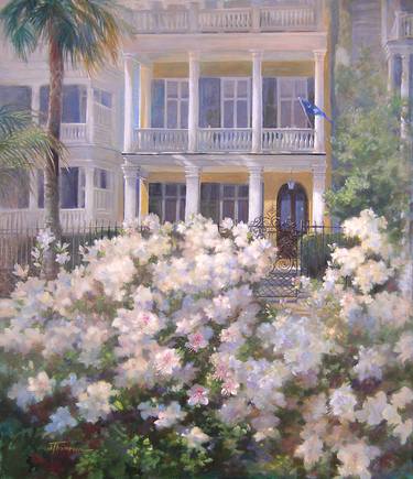 Original Impressionism Floral Paintings by Judy Thompson-Phillips