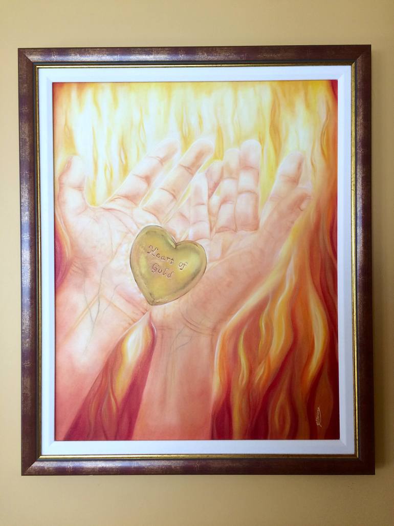 Original Expressionism Religion Painting by Jeanette Sthamann