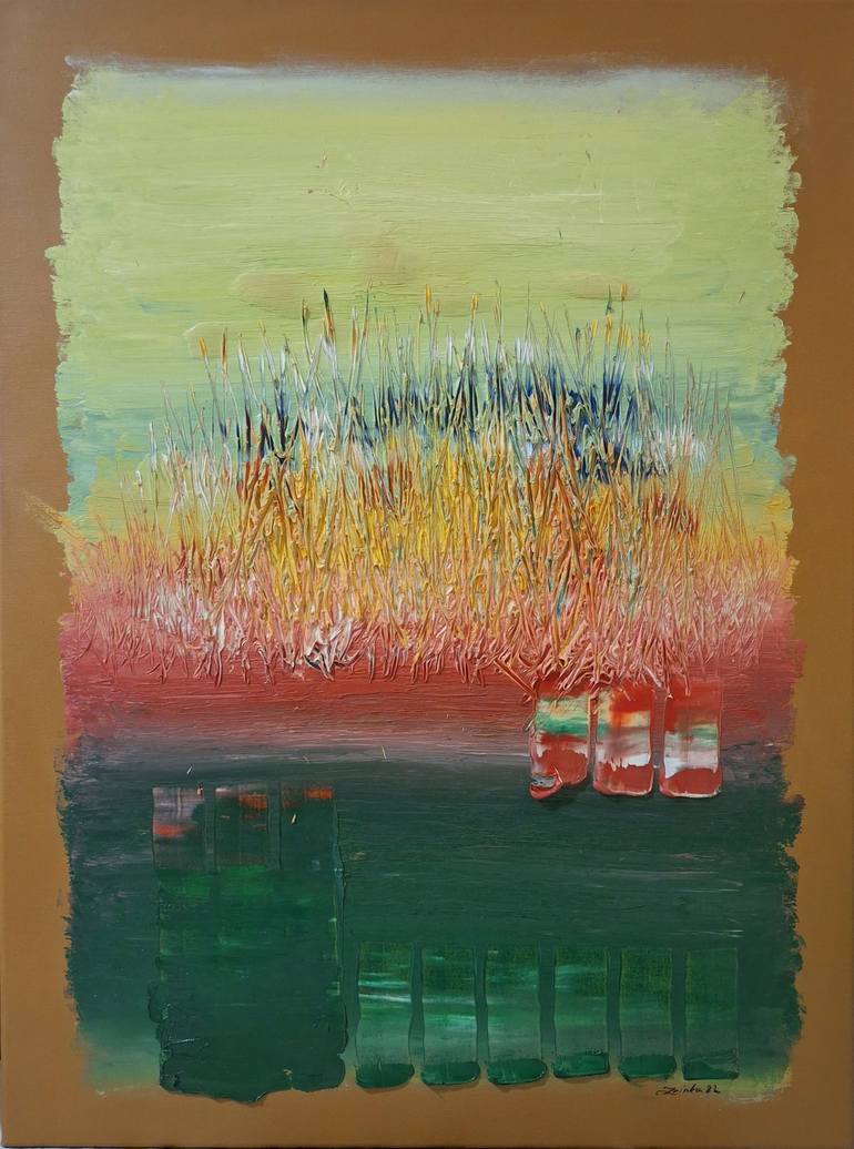 Original Abstract Expressionism Abstract Paintings by Zrincassoart Zrinka Ocelić