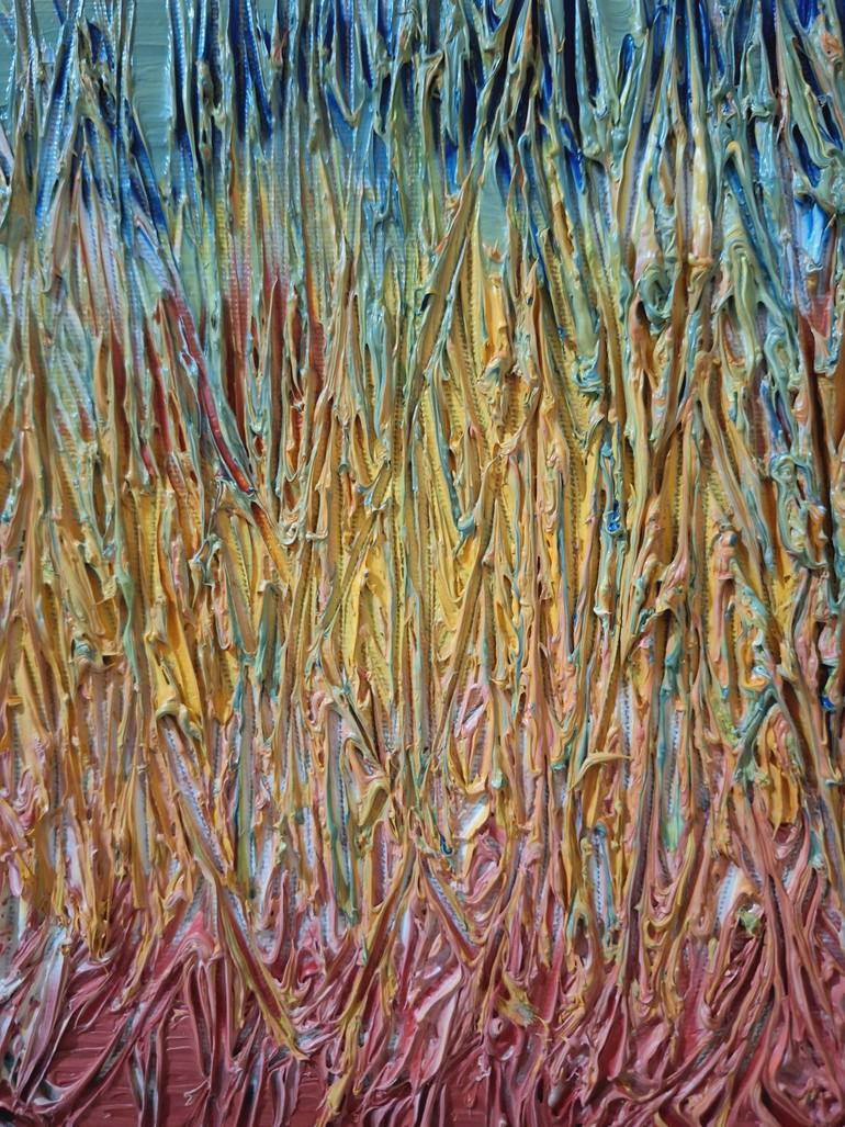 Original Abstract Expressionism Abstract Painting by Zrincassoart Zrinka Ocelić