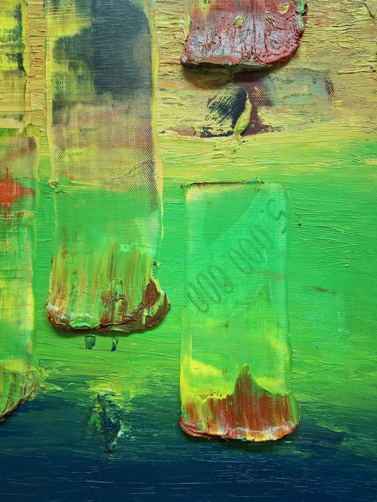 Original Abstract Expressionism Abstract Painting by Zrincassoart Zrinka Ocelić