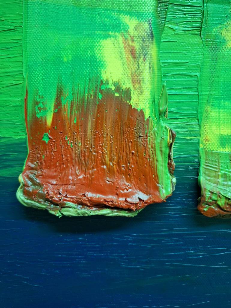 Original Abstract Expressionism Abstract Painting by Zrincassoart Zrinka Ocelić