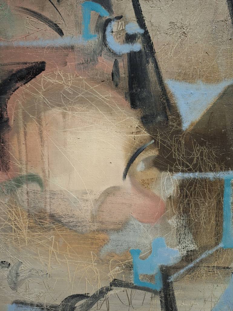 Original Abstract Expressionism Erotic Painting by Zrincassoart Zrinka Ocelić