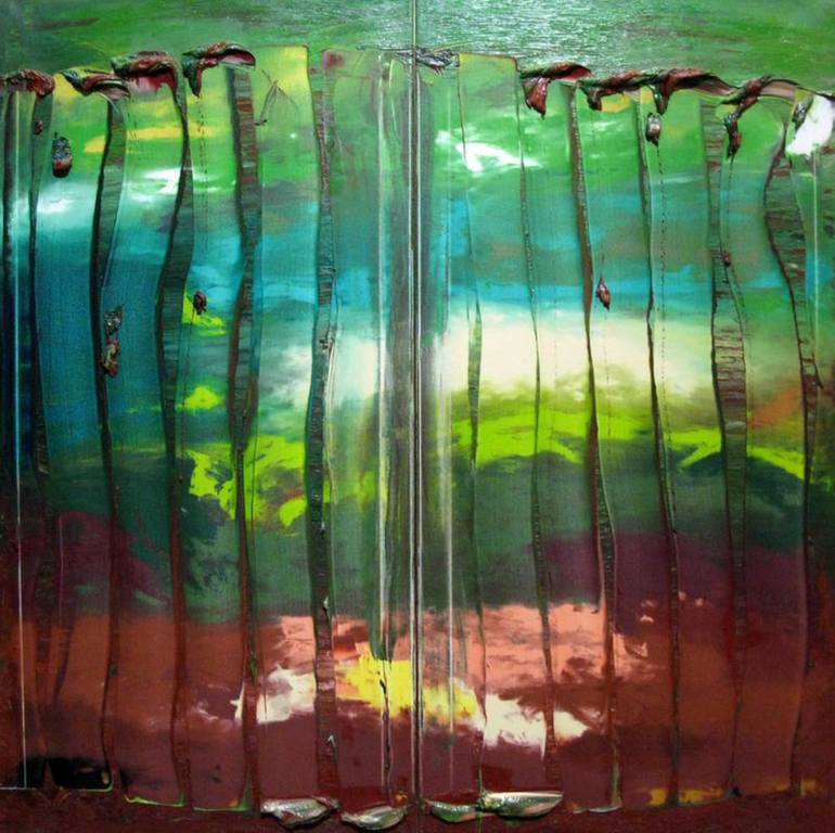 Original Abstract Expressionism Abstract Paintings by Zrincassoart Zrinka Ocelić