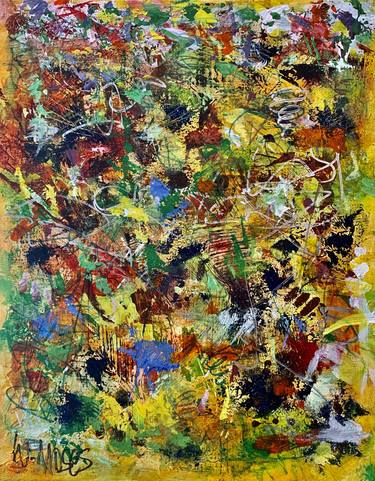 Original Abstract Expressionism Abstract Paintings by Warren Moses