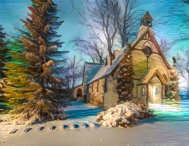 The Church in the Forest in winter thumb