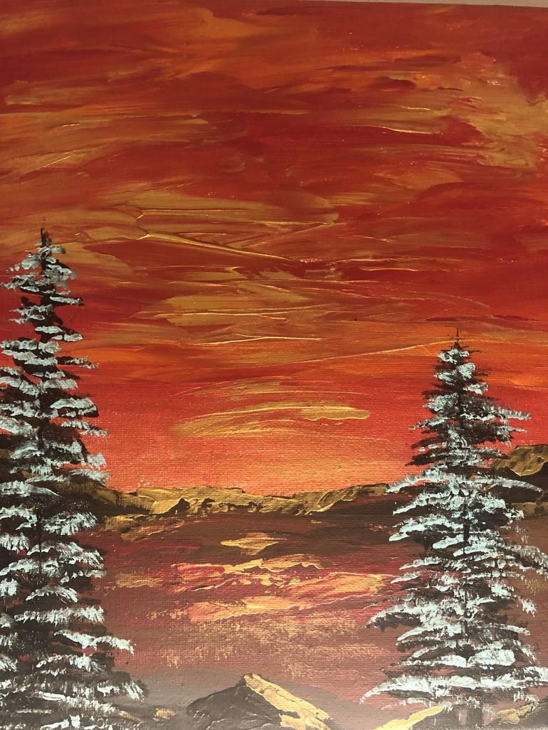 Original Documentary Nature Painting by Melpomeni Georgeadis