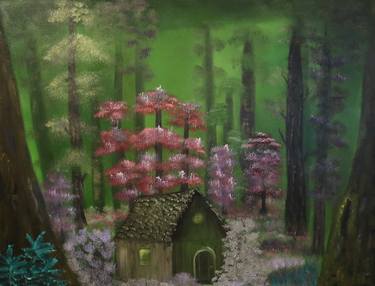 Wizard Witch House Paintings For Sale Saatchi Art