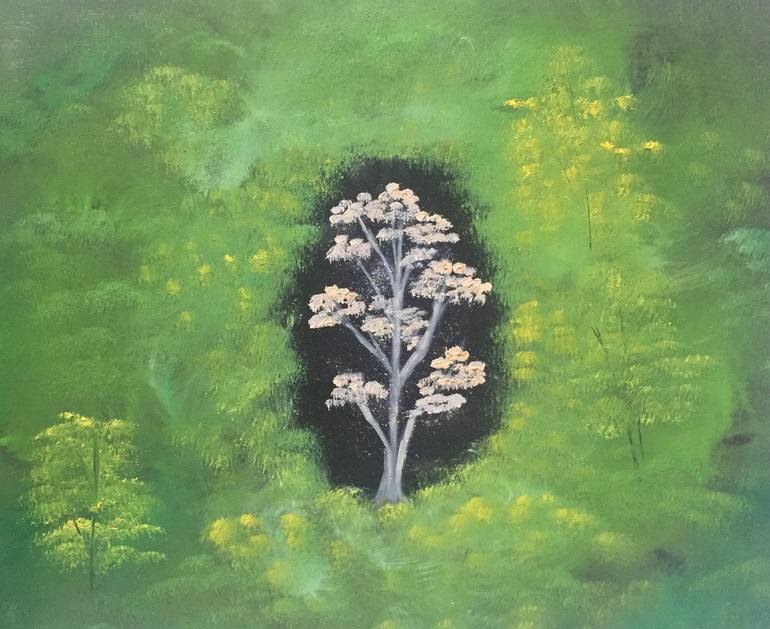 Original Fine Art Nature Painting by Melpomeni Georgeadis