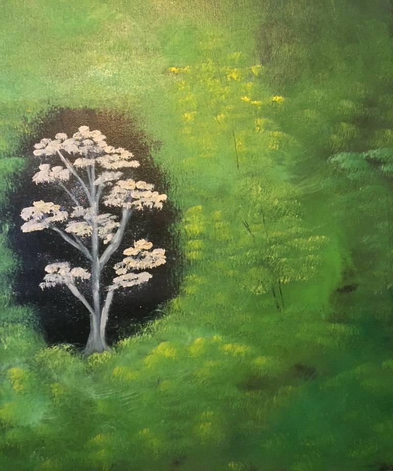 Original Fine Art Nature Painting by Melpomeni Georgeadis