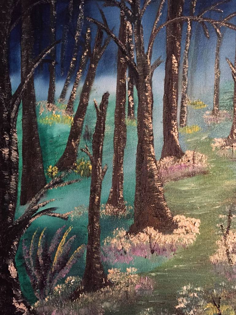 Original Fine Art Nature Painting by Melpomeni Georgeadis