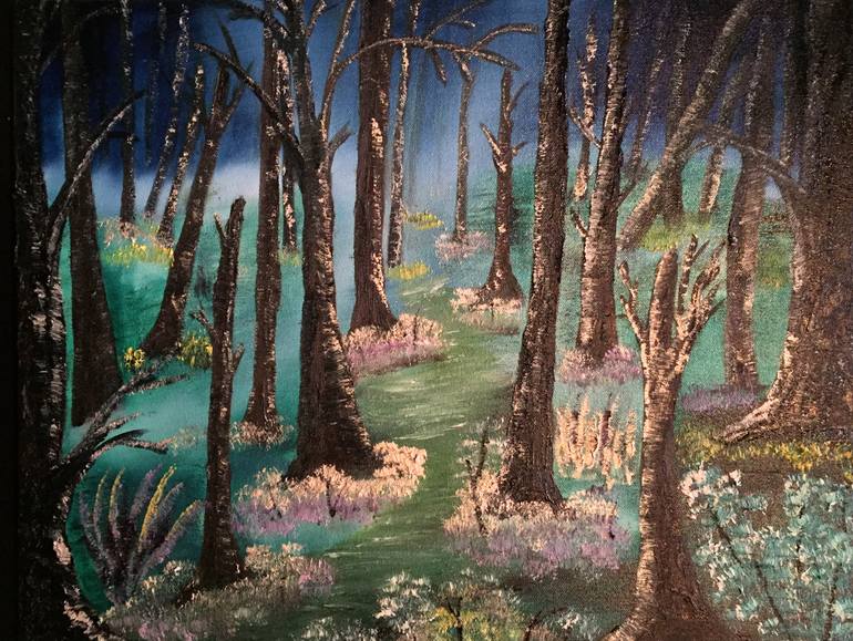Original Fine Art Nature Painting by Melpomeni Georgeadis