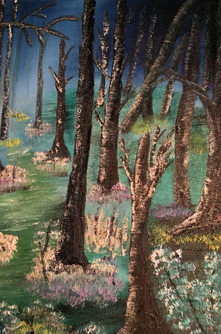 Original Fine Art Nature Painting by Melpomeni Georgeadis