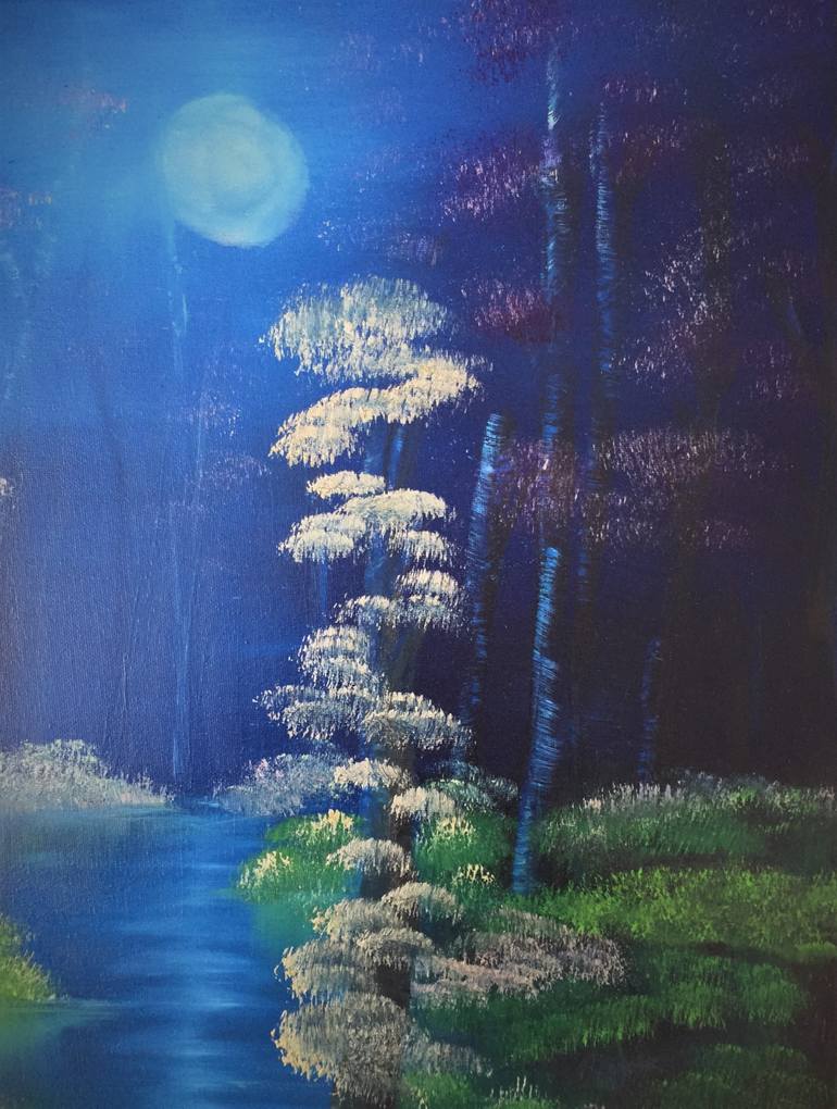 Original Fine Art Nature Painting by Melpomeni Georgeadis