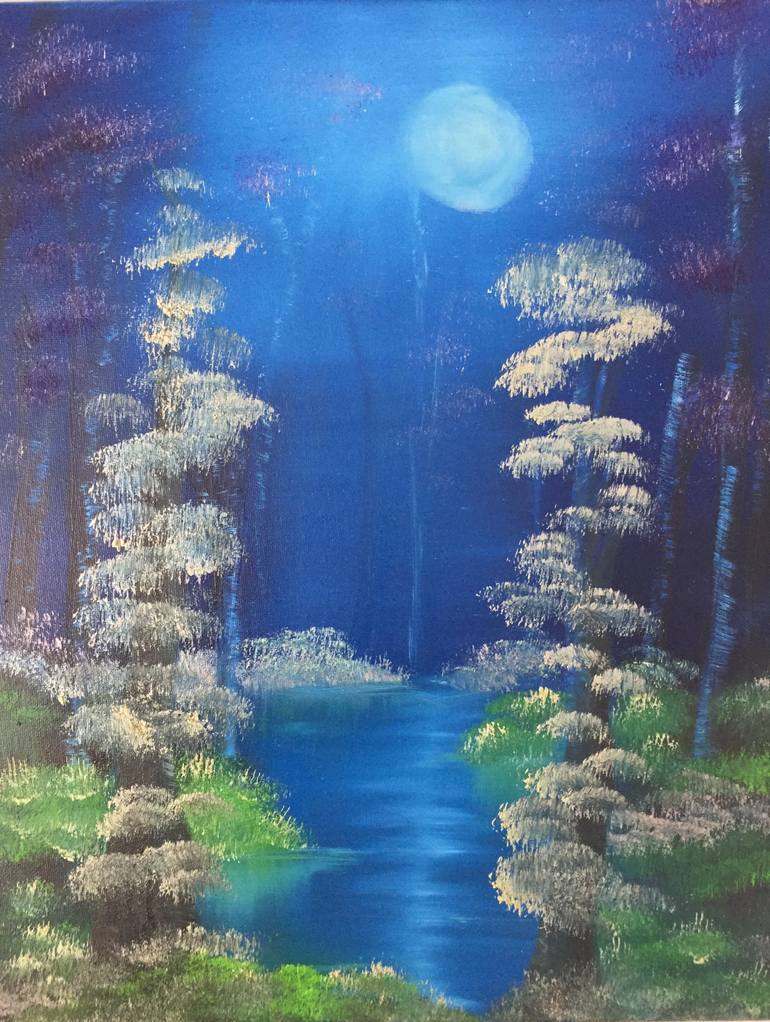 Original Fine Art Nature Painting by Melpomeni Georgeadis