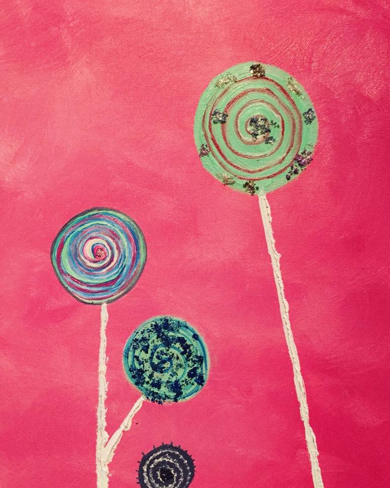 Original Surrealism Fantasy Painting by Melpomeni Georgeadis