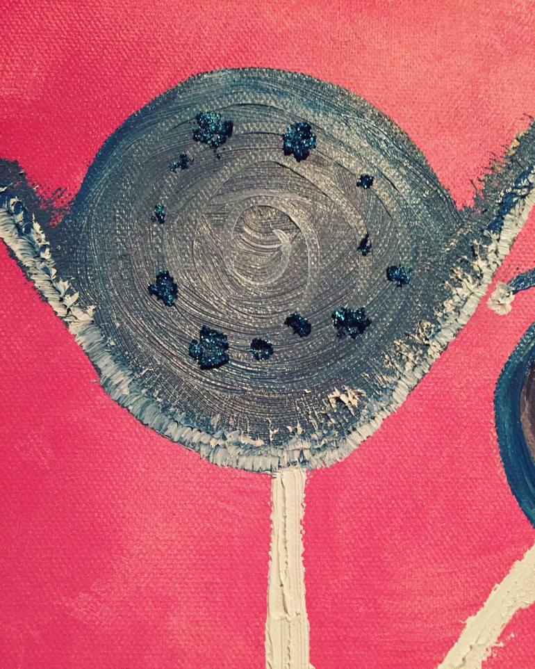 Original Surrealism Fantasy Painting by Melpomeni Georgeadis