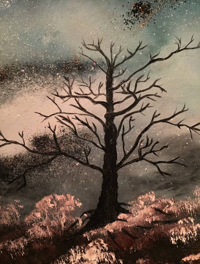 Original Surrealism Fantasy Painting by Melpomeni Georgeadis