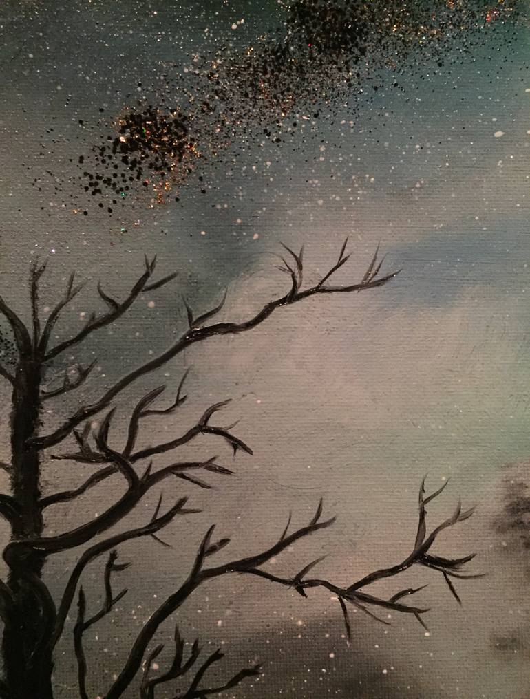 Original Surrealism Fantasy Painting by Melpomeni Georgeadis