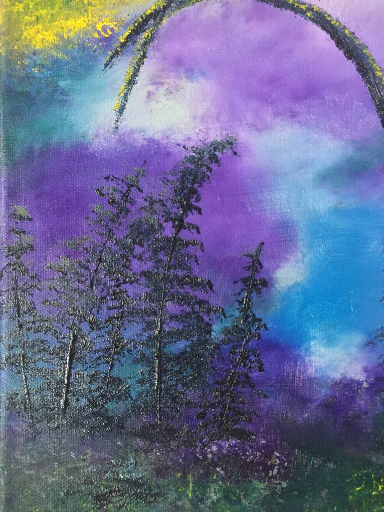 Original Fine Art Nature Painting by Melpomeni Georgeadis