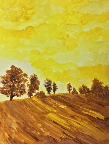 Original Fine Art Nature Paintings by Melpomeni Georgeadis