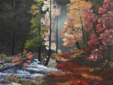 Original Fine Art Nature Paintings by Melpomeni Georgeadis