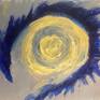 Beautiful swirls of gold paint with high end glitter and foils of silver and gold
*Please note the original painting is painted on a thin paper and it does require a frame in order to hang on the wall. Thank you kindly!*