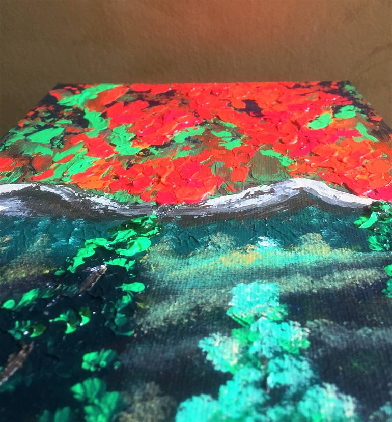 Original Abstract Nature Painting by Melpomeni Georgeadis
