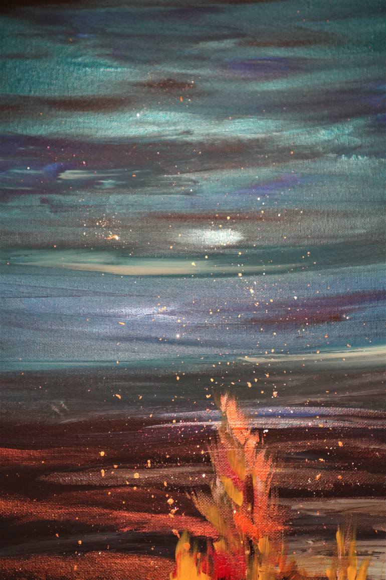 Original Documentary Nature Painting by Melpomeni Georgeadis