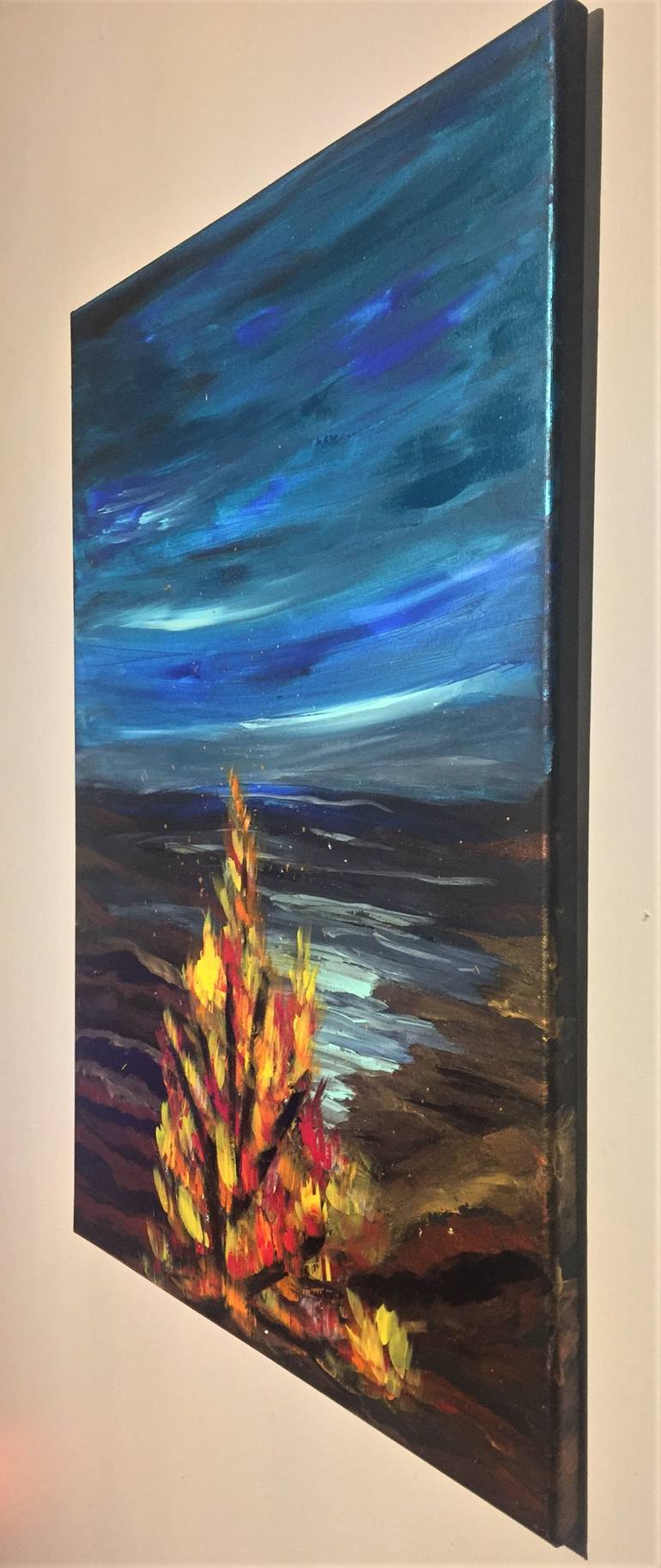 Original Documentary Nature Painting by Melpomeni Georgeadis