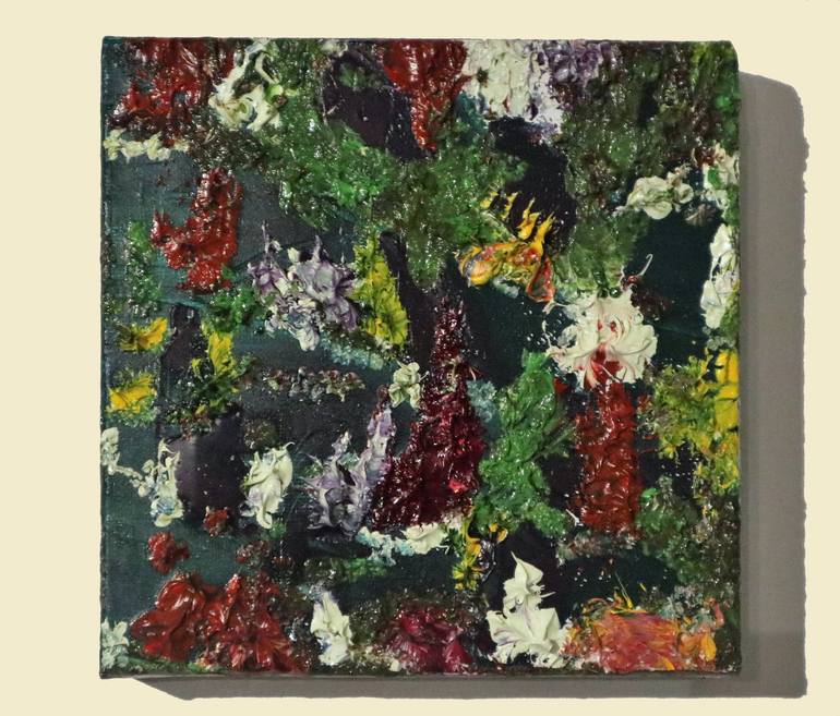 Original Impressionism Abstract Painting by Melpomeni Georgeadis
