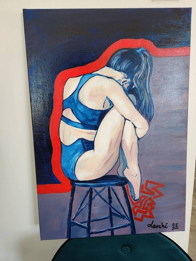 Original Contemporary Body Painting by Jean Francois Larche