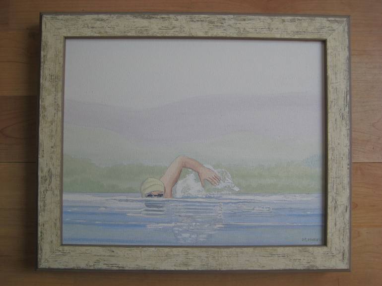 Original Realism Sport Painting by David Roffey