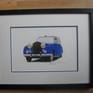 Rolls Royce since their beginnings have sought perfection in their engineering and body work.  In this series of the Phantoms I show the extraordinary progress from 1925 - 1968.

I hope the viewer can enjoy the painting's portrayal of the height of perfection of engineering and bodywork of the 
Rolls Royce Phantom cars.

Watercolour is an ideal medium to show exquisite detail
and colour on Arches 300lb cold pressed paper.

Image size: 5inches high x 9inches wide.