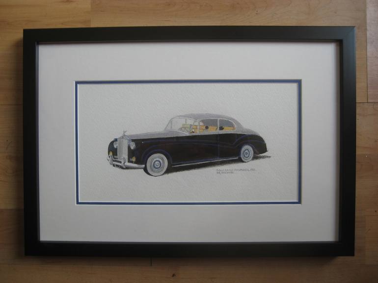 Original Realism Automobile Painting by David Roffey