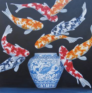 Original Fine Art Fish Paintings by Anne Bowen
