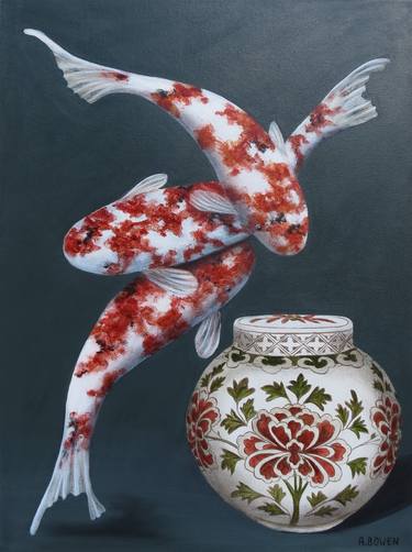 Original Fish Paintings by Anne Bowen