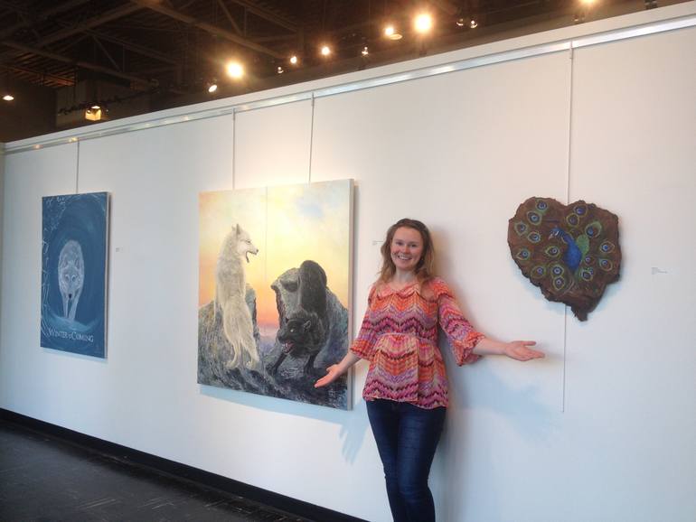 Original Abstract Pop Culture/Celebrity Painting by Tamara Hergert