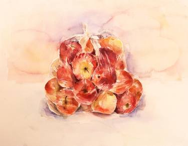 Original Fine Art Still Life Paintings by Estela Raileanu