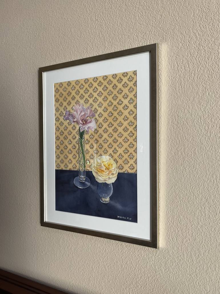 Original Fine Art Floral Painting by Mami Weber