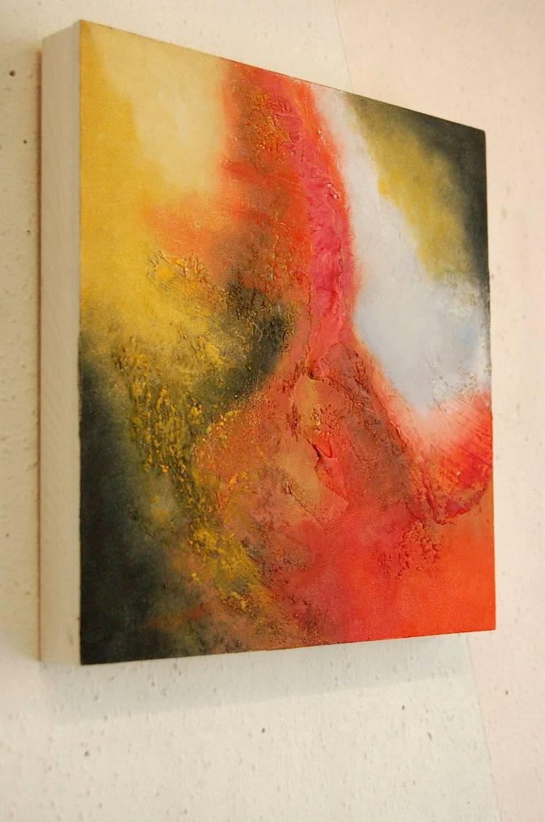 Original Abstract Expressionism Abstract Painting by Marie Therese Van Rijn Wekx